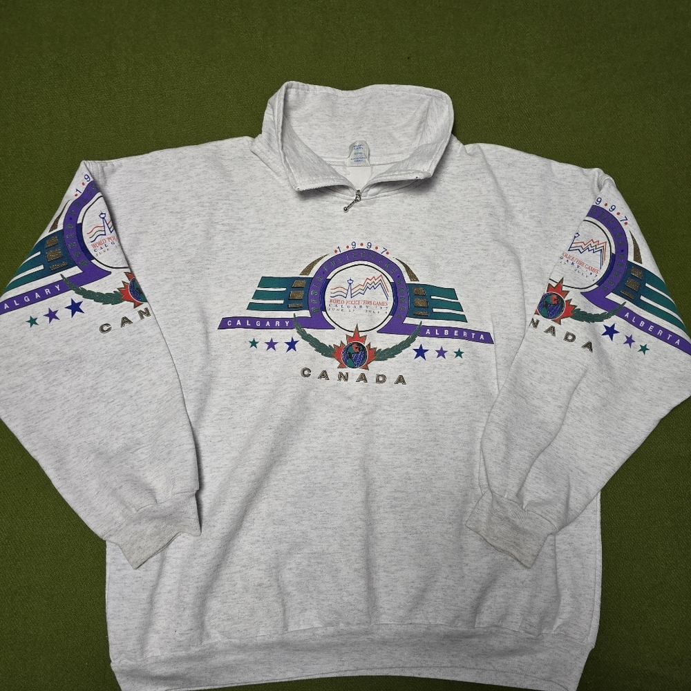 Vintage World Police/ Fire Games Sweater